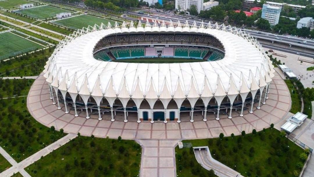 Milliy Stadium, na cidade de Tashkent