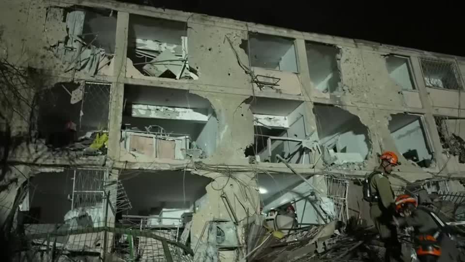 Emergency crews respond to widespread damage in Dimona