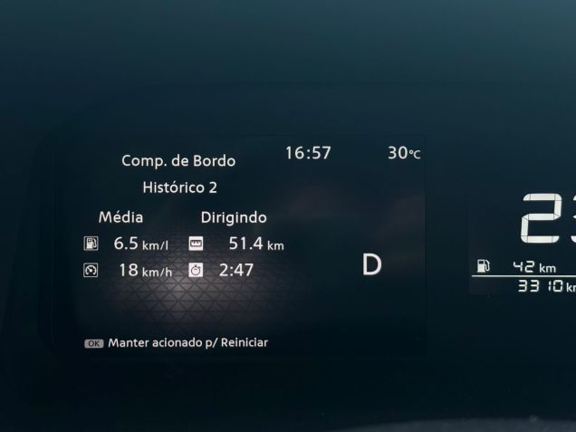 Média de consumo com o Nissan Kait • Rodrigo Barros/CNN Brasil