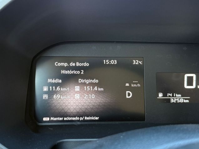 Média de consumo com o Nissan Kait • Rodrigo Barros/CNN Brasil