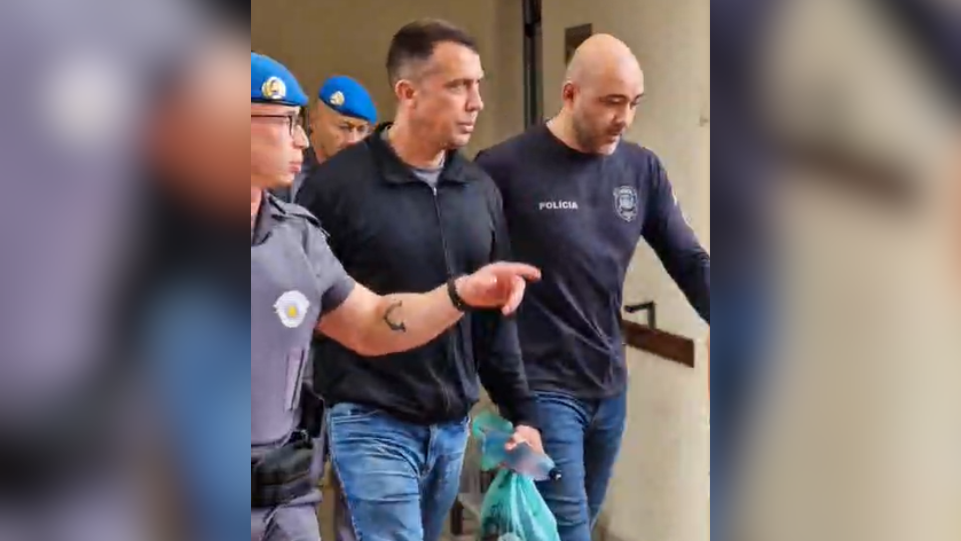 Imagens mostram momento em que Geraldo Neto é preso