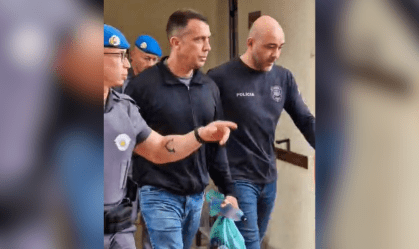 Imagens mostram momento em que Geraldo Neto é preso