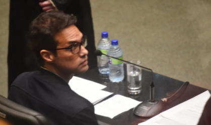 Ex-vereador Jairo Souza Santos Júnior, o Jairinho, em audiência no Tribunal de Justiça do Rio de Janeiro, no centro do Rio de Janeiro