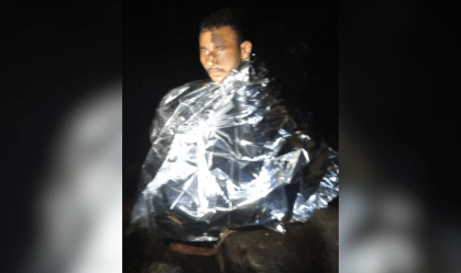Homem foi encontrado coberto somente com pano após ficar nu e desaparecer em mata no Paraná
