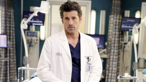 Patrick Dempsey como doutor Derek Shepherd em "Grey´s Anatomy"