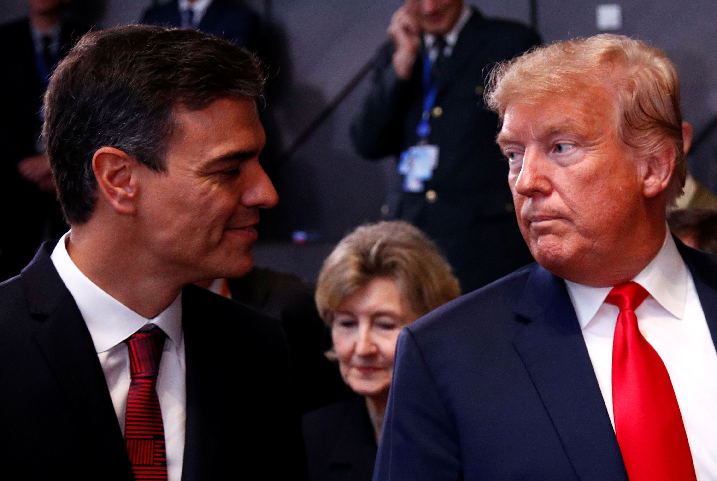 Pedro Sánchez e Donald Trump