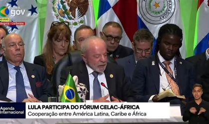Presidente Lula discursa na Cúpula da Celac, em Bogotá