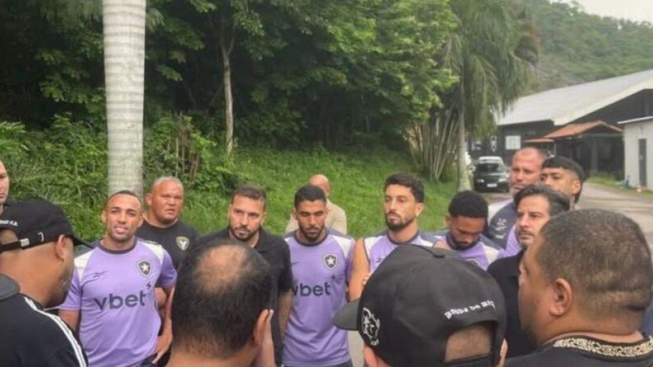 Protesto no Botafogo
