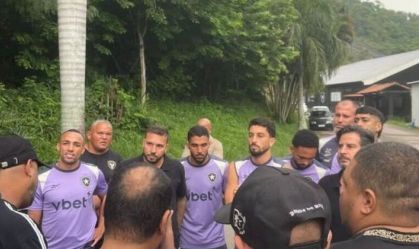 Protesto no Botafogo