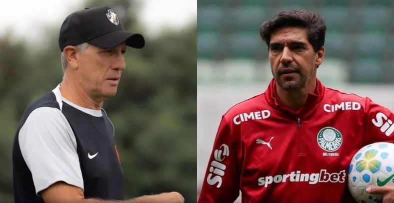 Renato Gaúcho e Abel Ferreira duelam em Vasco x Palmeiras