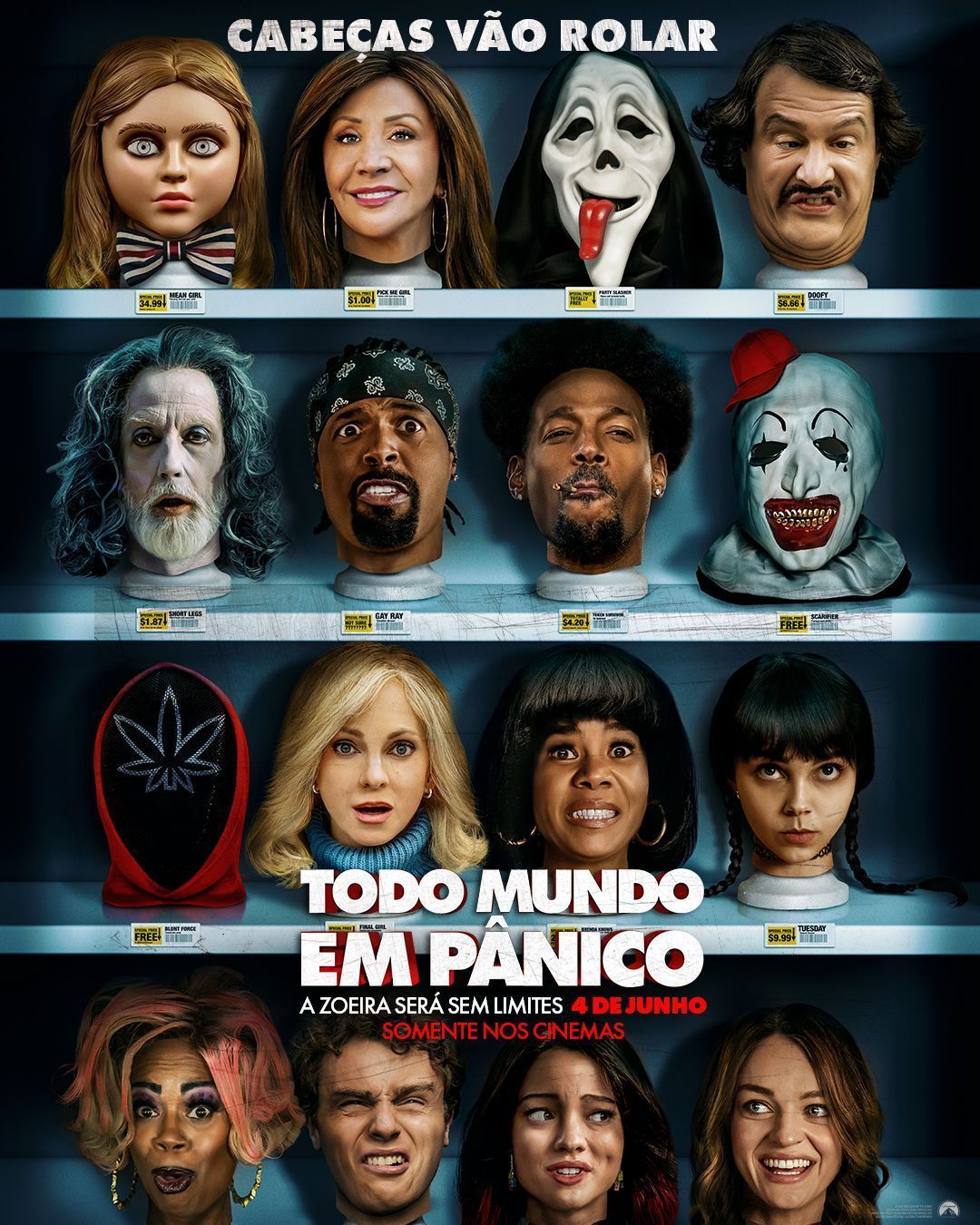 Paramount Pictures divulga cartaz de 'Todo Mundo em Pânico 6' • Paramount Pictures / divulgação