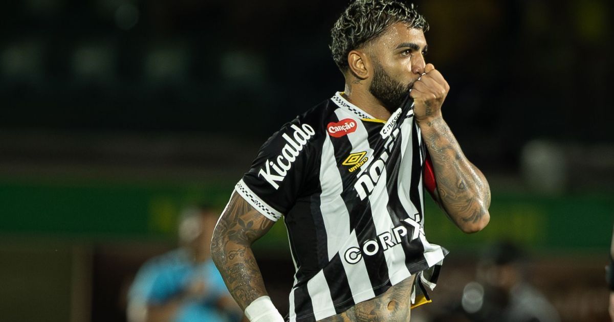 Fora de casa, Santos arranca empate contra o Mirassol com dois de Gabigol