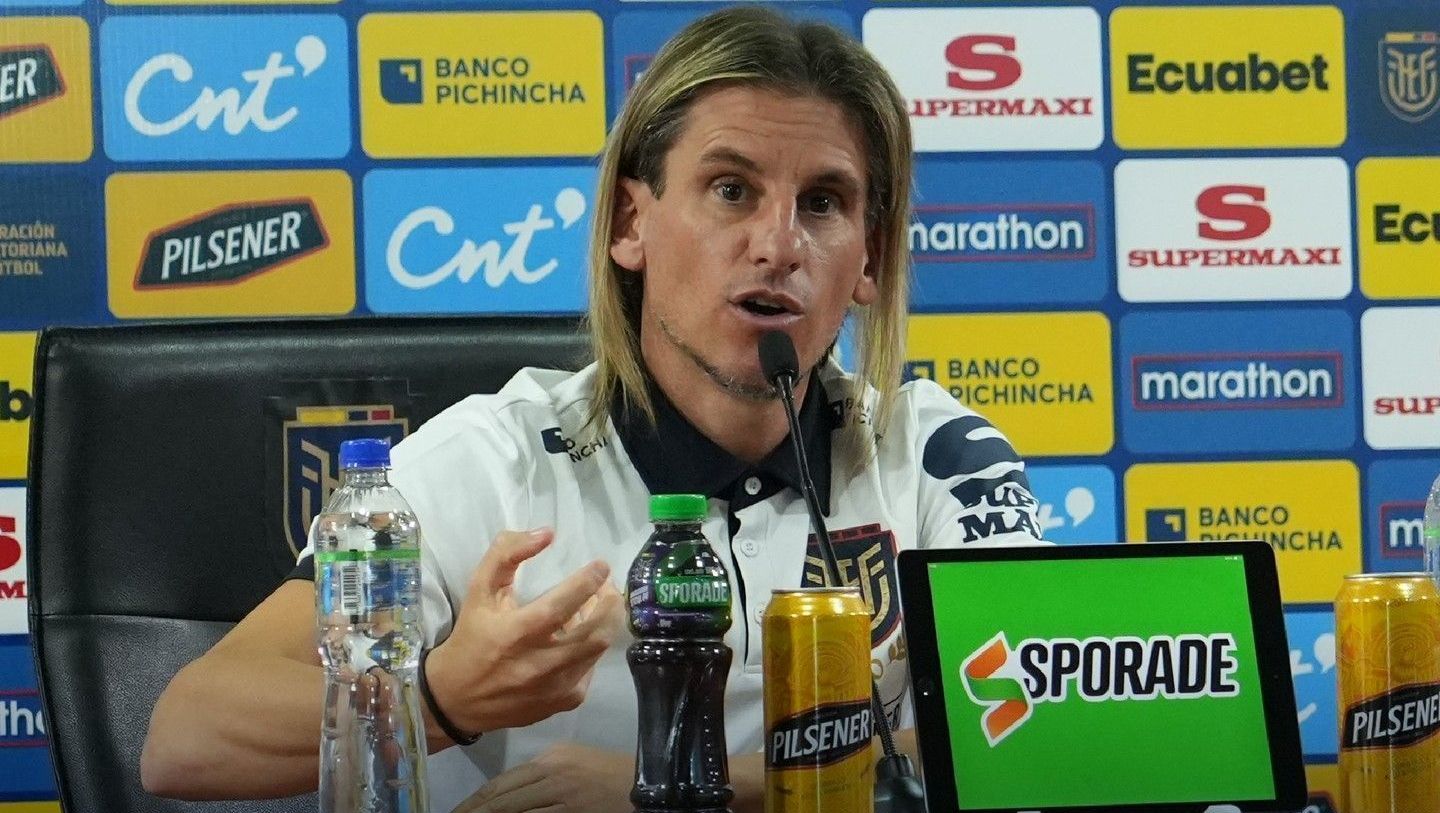 Sebastián Beccacece, técnico da seleção equatoriana