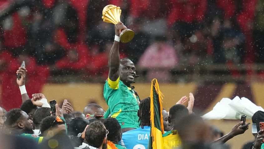 Senegal venceu a Copa Africana de Nações, mas título foi retirado • NurPhoto via Getty Images