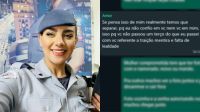 PM morta alegava traição de marido tenente-coronel; veja mensagens