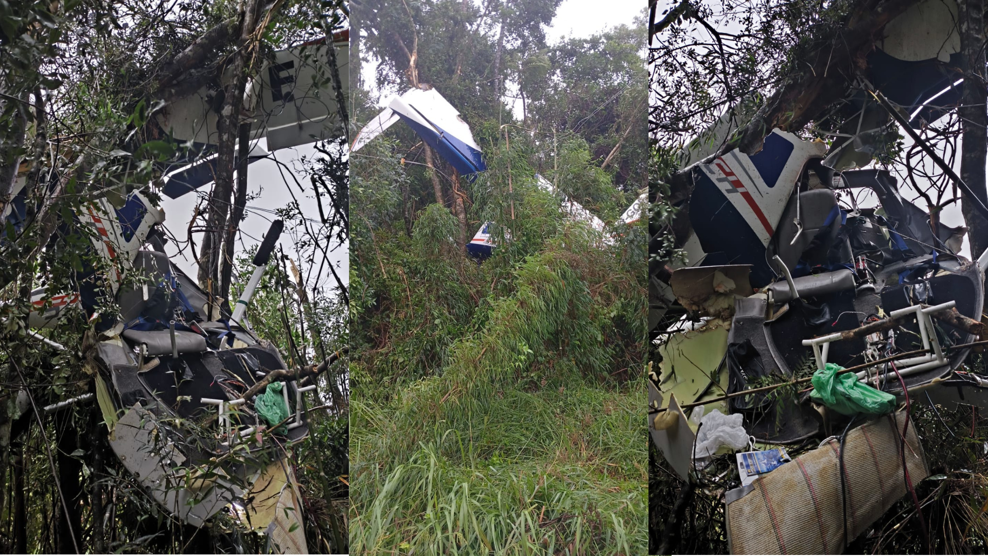 Piloto morre em queda de monomotor que colidiu contra fio de alta tensão no PR