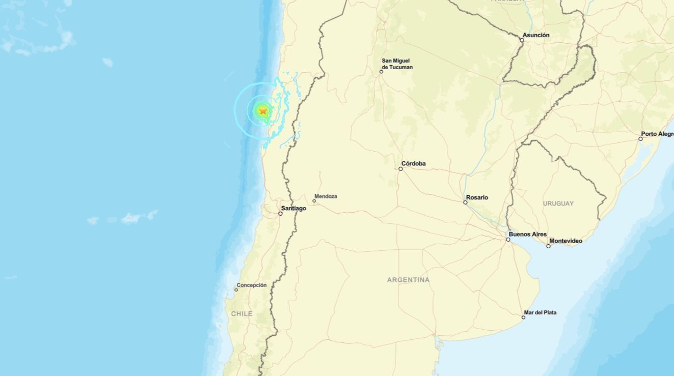 Terremoto de 6,3 atinge Chile