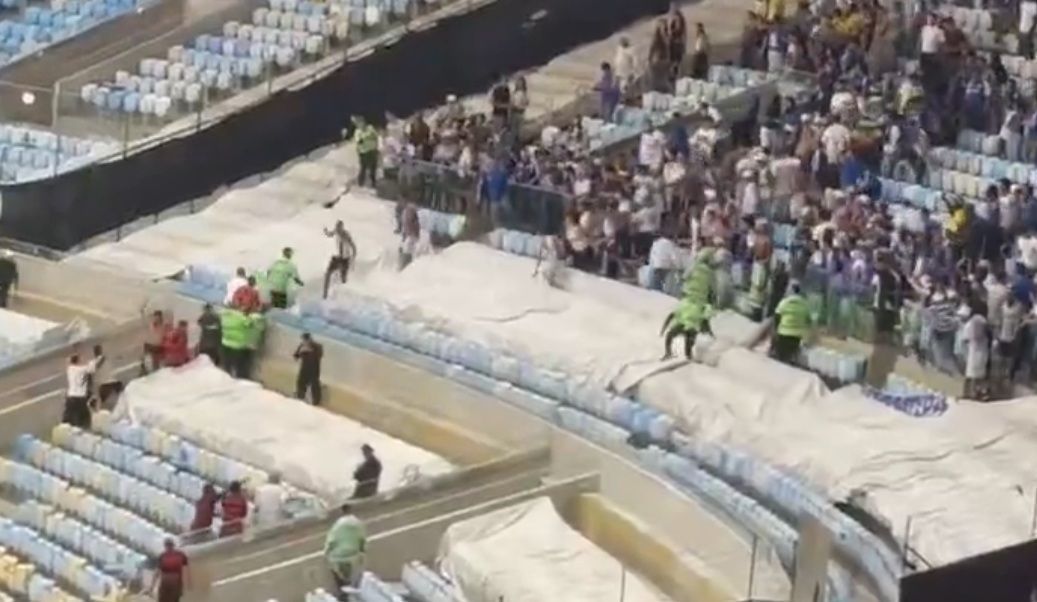 Torcedores se envolveram em briga após partida do Brasileirão