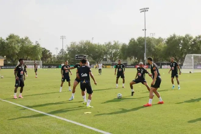 Brasil x Croácia:  treino tem Vini Jr. poupado e chegada de reforço