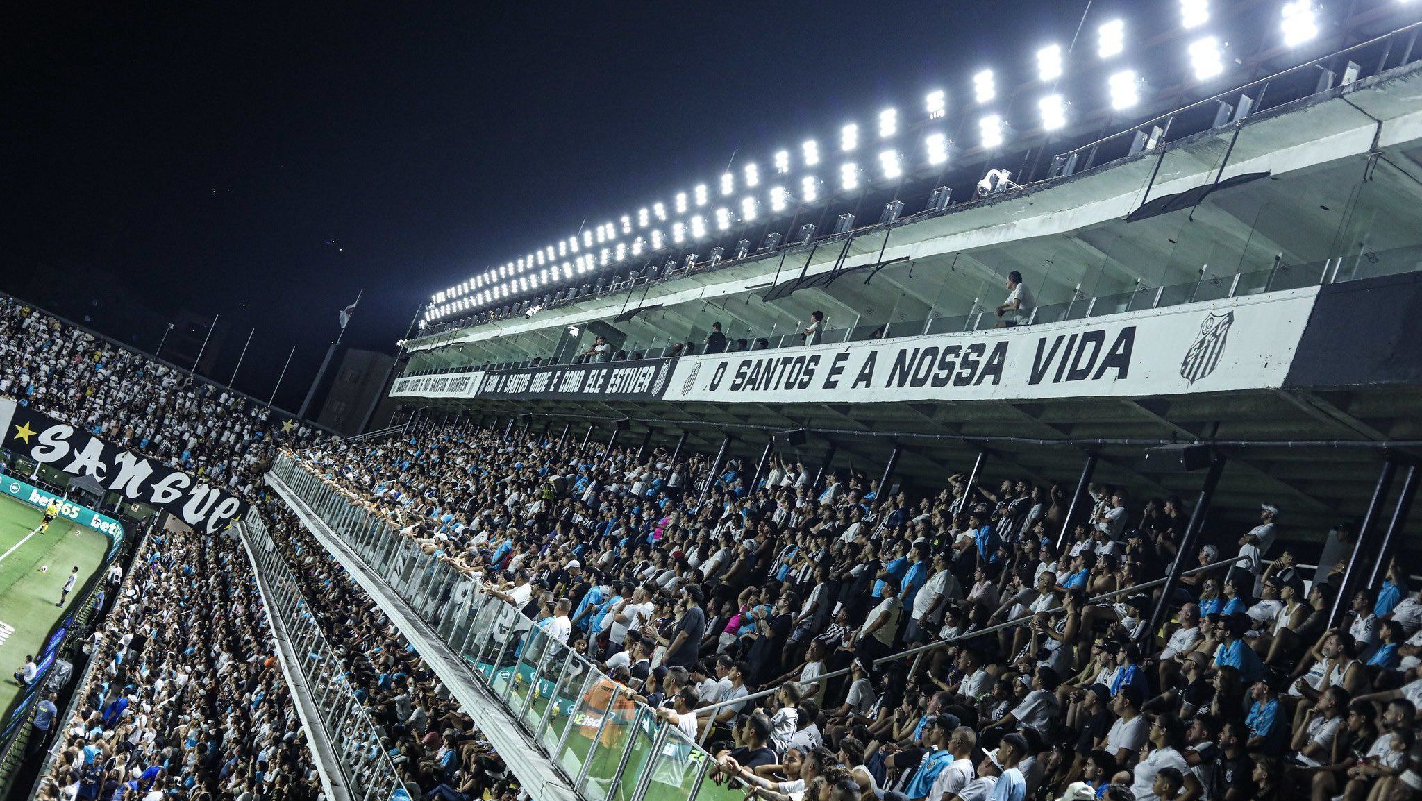 Vila Belmiro, em Santos