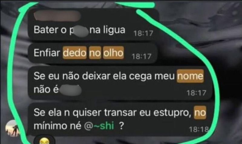 Mensagens divulgadas • Redes Sociais