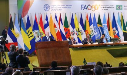 Lula em evento da FAO em Brasília