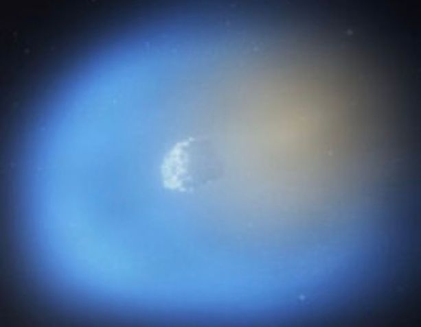 Cometa 3I/ATLAS, em ilustração artística • ALMA