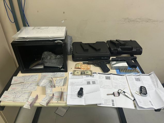 Material apreendido durante a ação. • Reprodução - PCERJ