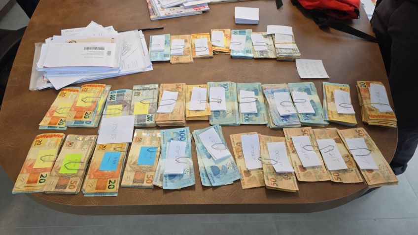 R$ 172.757,00 em dinheiro em espécie foram recolhidos na Operação Mágico de Oz • Reprodução