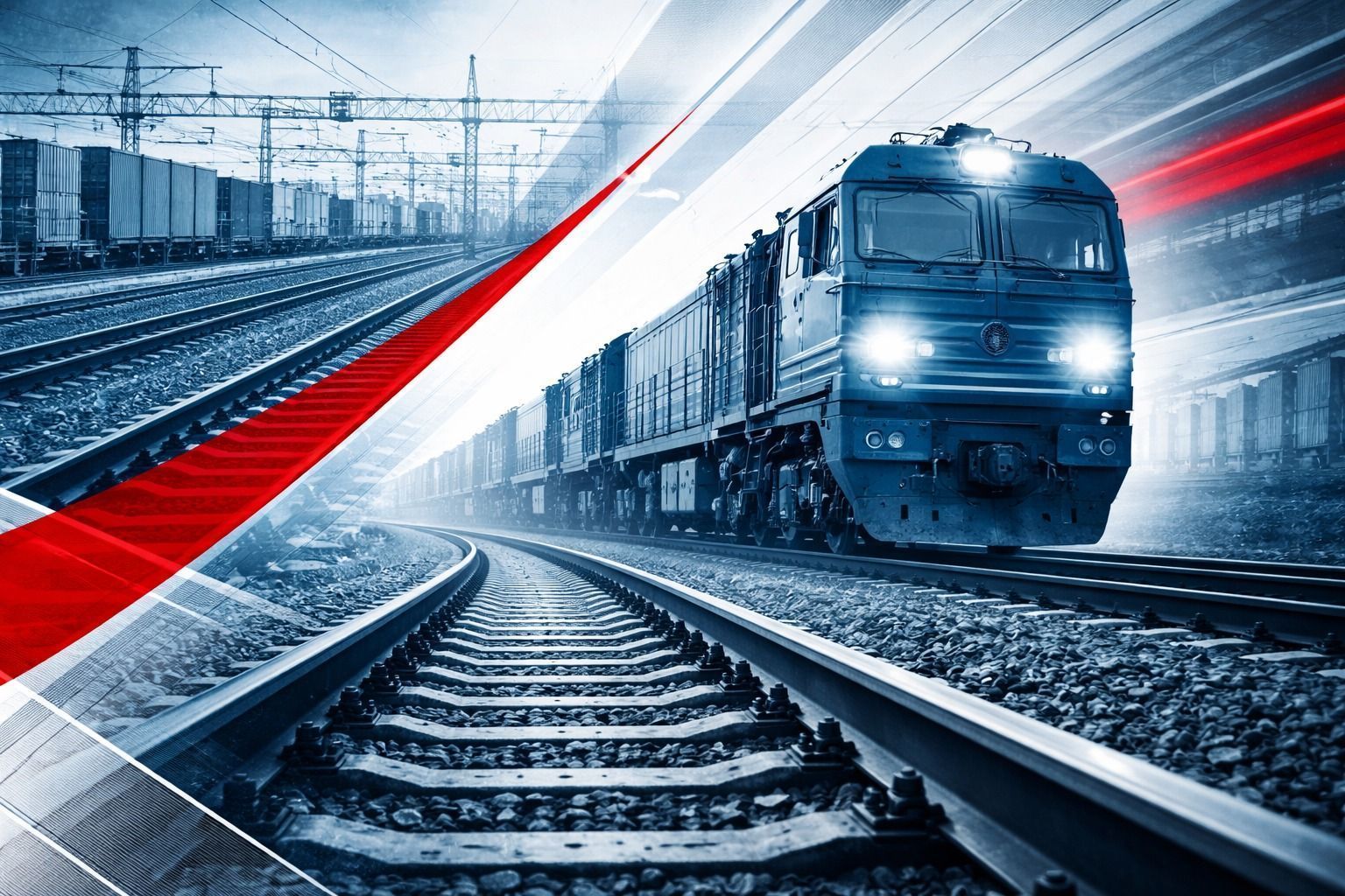 Ferrovia gerada por IA