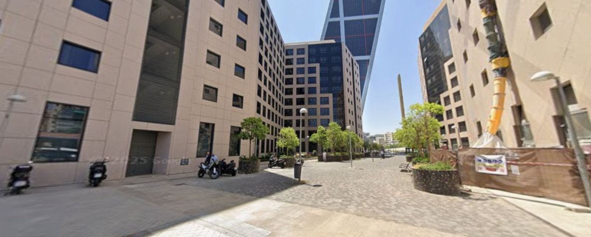 Endereço do prédio onde a empresa Synapta está registrada, na Espanha • Reprodução Google Maps