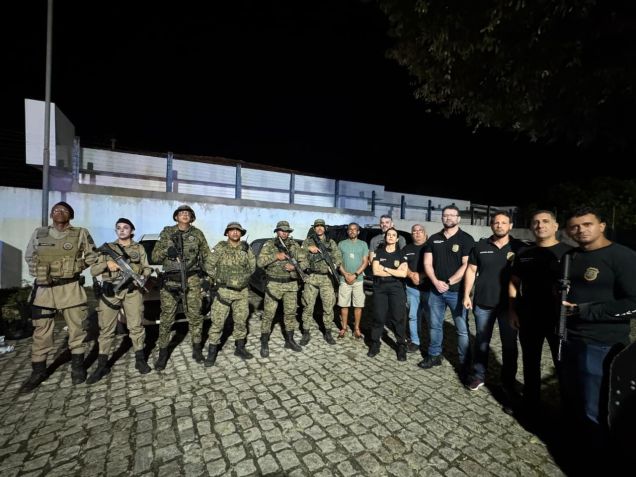 Integrante do CV, preso na Bahia, ordenou sequestro de adolescente de 16 anos no ES • Divulgação/PCES