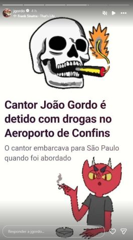 João Gordo foi liberado e ficará à disposição da Justiça • Reprodução/redes sociais
