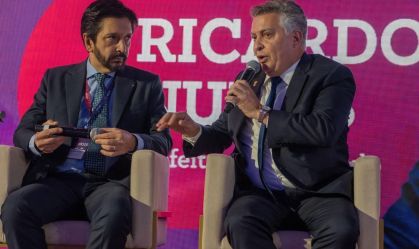 Os prefeitos de Belo Horizonte, Alváro Damião (União), e de São Paulo, Ricardo Nunes (MDB)