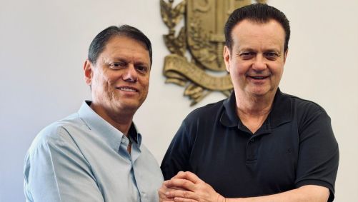 Tarcísio de Freitas e Gilberto Kassab