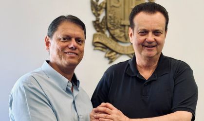 Tarcísio de Freitas e Gilberto Kassab