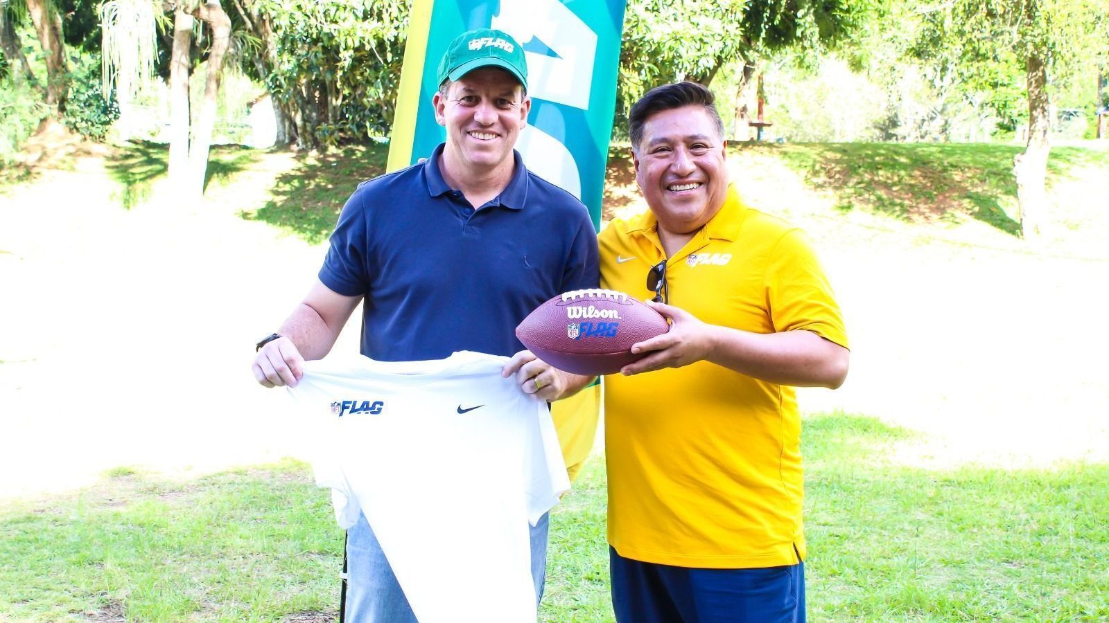 Imagem de destaque do post: NFL fecha acordo para desenvolvimento do flag football no Brasil