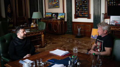 Zelensky e Sean Penn