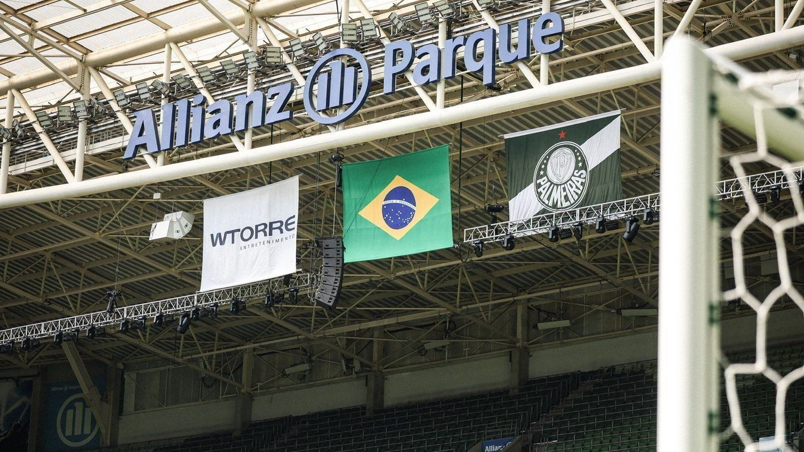 Allianz Parque será palco do confronto entre Palmeiras e Mirassol.