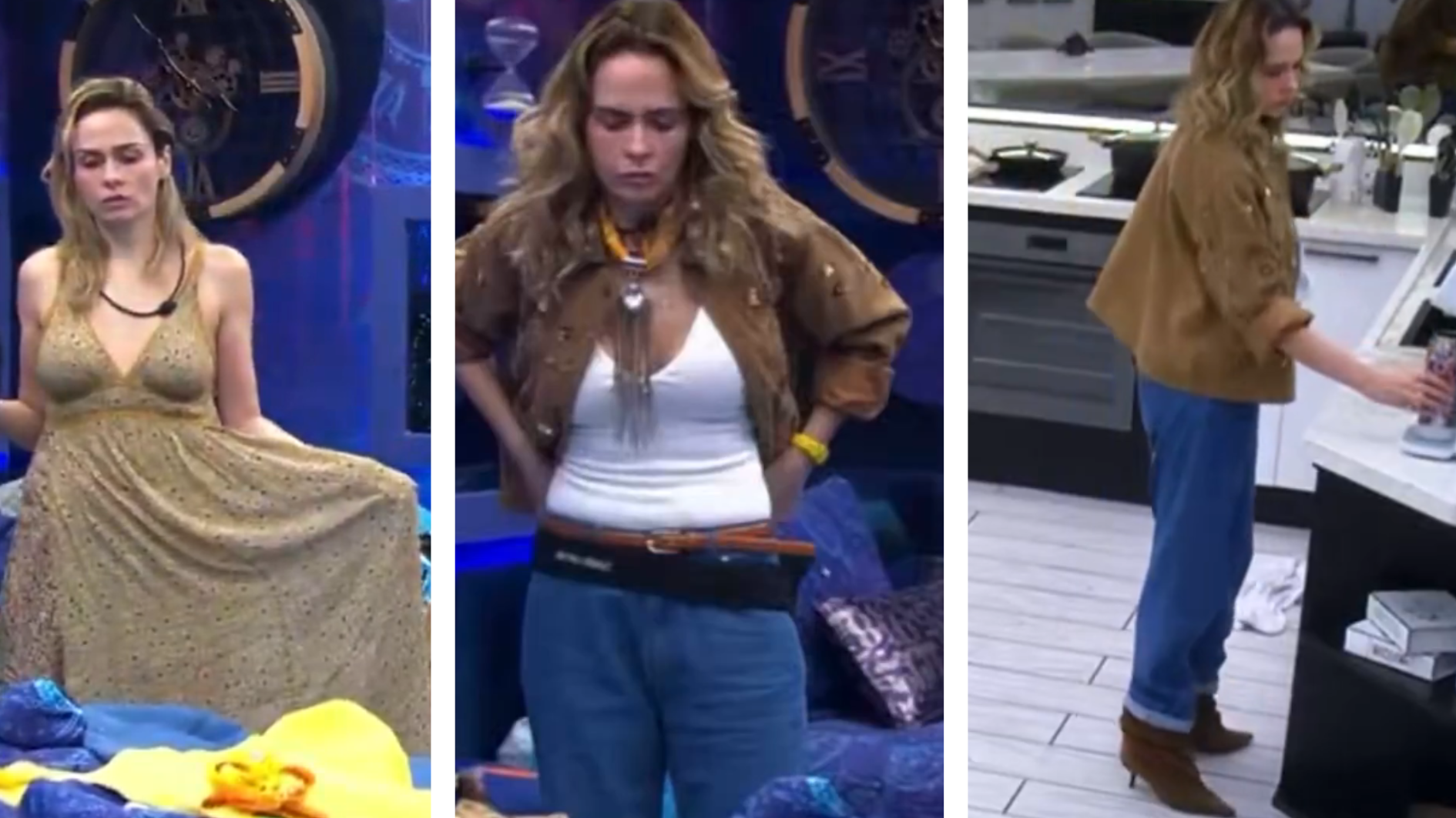 Ana Paula se recusa a usar roupa da produção para festa • Reprodução/ Globoplay