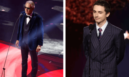Andrea Bocelli convida Chalamet para concerto após crítica do ator à ópera