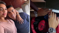 Em jantar com CR7, Georgina Rodriguez exibe anel avaliado em US$ 5 milhões