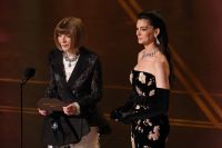 Oscar 2026: Anne Hathaway e Anna Wintour fazem ode a "O Diabo Veste Prada"