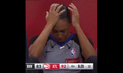 NBA: Sha'Rae Mitchell bateu a cabeça em uma câmera