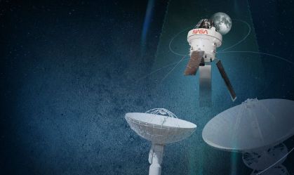 Imagem-conceitual-das-antenas-de-rede-da-espaçonave-Orion