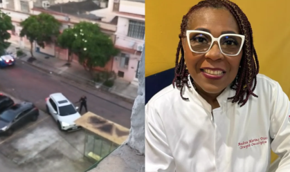 Velório de Andrea Marins Dias, médica morta durante uma ação da Polícia Militar do Estado do Rio de Janeiro, ocorre na tarde desta terça-feira (17), no Cemitério da Penitência