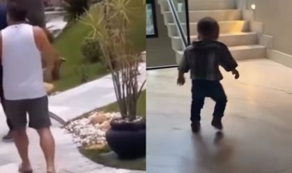 Web compara e se diverte com jeito de andar de Leonardo e José Leonardo