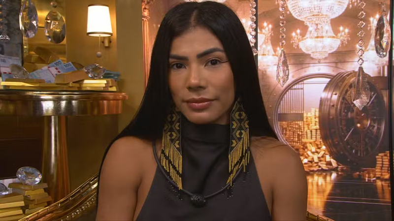 Marciele Albuquerque ainda não foi para o Paredão no BBB 26 • Reprodução/Globoplay