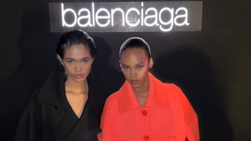 Brasileiras são destaque no desfile da Balenciaga em Paris