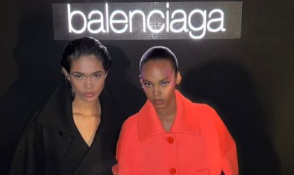 Brasileiras são destaque no desfile da Balenciaga em Paris